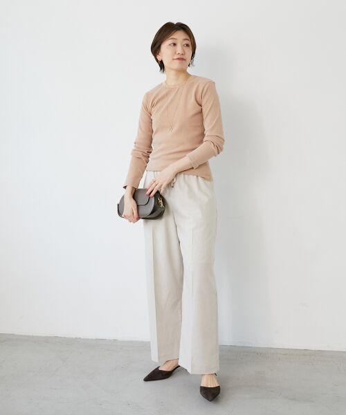 le.coeur blanc / ルクールブラン カットソー | 《WEB限定アイテム》ケミカルウォッシュテレコロンT | 詳細8