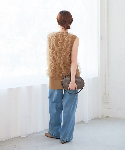 le.coeur blanc / ルクールブラン その他アウター | 《WEB限定アイテム》チュールレイヤードセットジレ | 詳細11