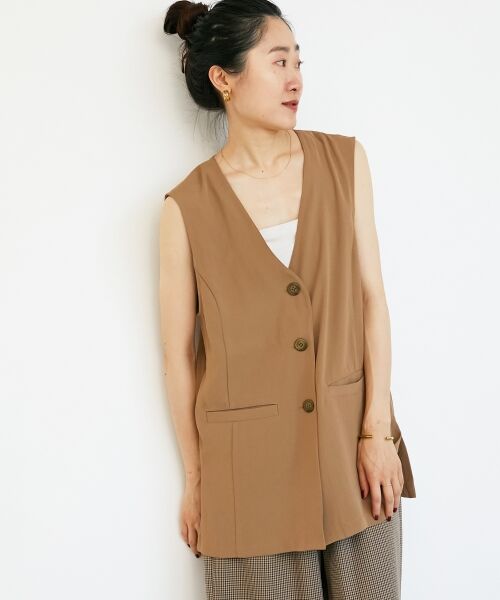 le.coeur blanc / ルクールブラン その他アウター | 《WEB限定アイテム》チュールレイヤードセットジレ | 詳細17