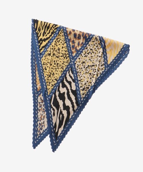 le.coeur blanc / ルクールブラン バンダナ・スカーフ | 《WEB限定アイテム》アニマルプリントプリーツスカーフ | 詳細1