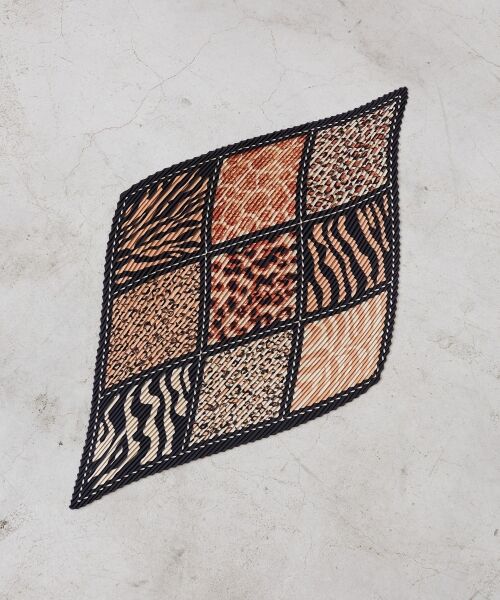 le.coeur blanc / ルクールブラン バンダナ・スカーフ | 《WEB限定アイテム》アニマルプリントプリーツスカーフ | 詳細15