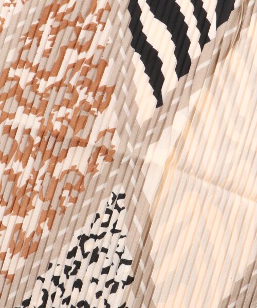 le.coeur blanc / ルクールブラン バンダナ・スカーフ | 《WEB限定アイテム》アニマルプリントプリーツスカーフ | 詳細19