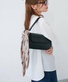 le.coeur blanc / ルクールブラン バンダナ・スカーフ | 《WEB限定アイテム》ホースプリントプリーツスカーフ