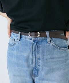 le.coeur blanc / ルクールブラン ベルト・サスペンダー | 《WEB限定アイテム》オーバルバックルベルト