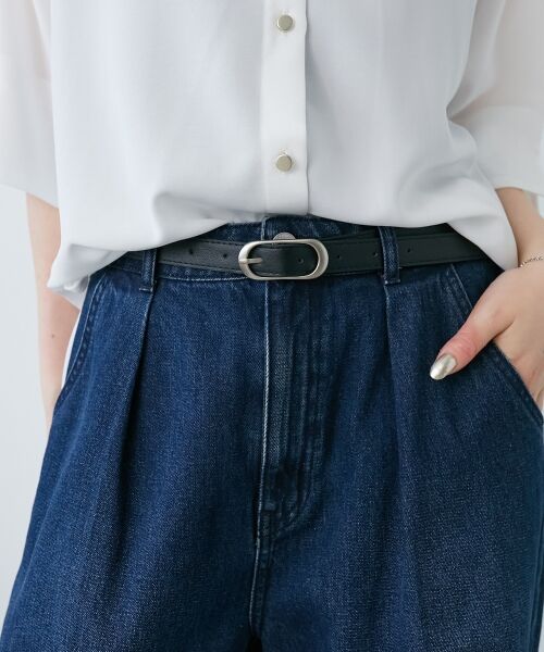 le.coeur blanc / ルクールブラン ベルト・サスペンダー | 《WEB限定アイテム》オーバルバックルベルト | 詳細10