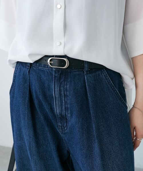 le.coeur blanc / ルクールブラン ベルト・サスペンダー | 《WEB限定アイテム》オーバルバックルベルト | 詳細11