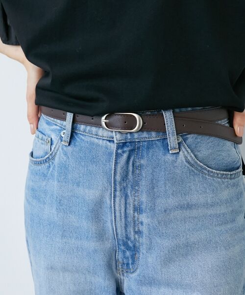 le.coeur blanc / ルクールブラン ベルト・サスペンダー | 《WEB限定アイテム》オーバルバックルベルト | 詳細6