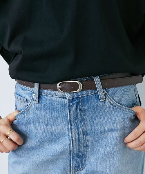 le.coeur blanc / ルクールブラン ベルト・サスペンダー | 《WEB限定アイテム》オーバルバックルベルト | 詳細7