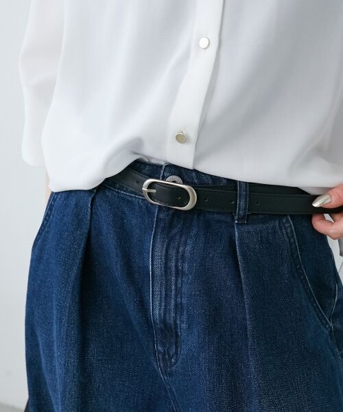 le.coeur blanc / ルクールブラン ベルト・サスペンダー | 《WEB限定アイテム》オーバルバックルベルト | 詳細9
