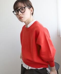 le.coeur blanc / ルクールブラン ニット・セーター | 《WEB限定アイテム》スウェットライクニット