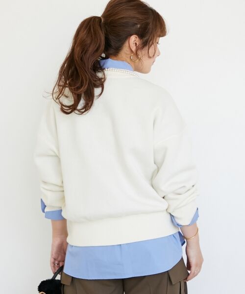 le.coeur blanc / ルクールブラン ニット・セーター | 《WEB限定アイテム》スウェットライクニット | 詳細13