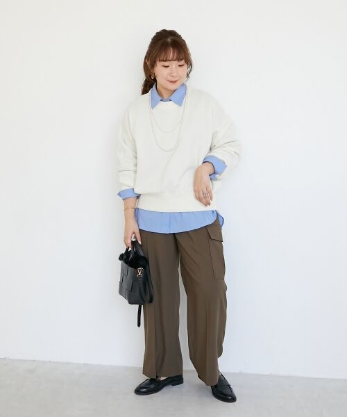 le.coeur blanc / ルクールブラン ニット・セーター | 《WEB限定アイテム》スウェットライクニット | 詳細17