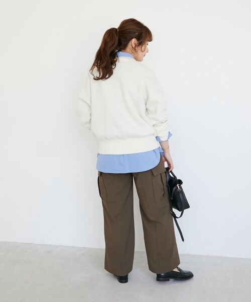 le.coeur blanc / ルクールブラン ニット・セーター | 《WEB限定アイテム》スウェットライクニット | 詳細20