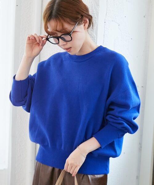 le.coeur blanc / ルクールブラン ニット・セーター | 《WEB限定アイテム》スウェットライクニット | 詳細24