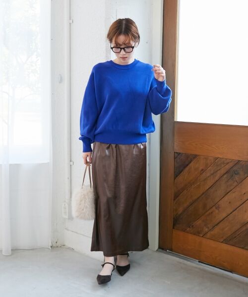 le.coeur blanc / ルクールブラン ニット・セーター | 《WEB限定アイテム》スウェットライクニット | 詳細27