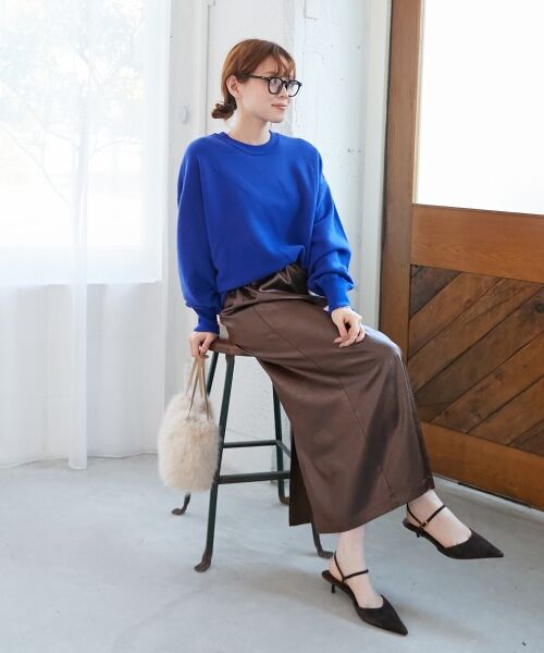 le.coeur blanc / ルクールブラン ニット・セーター | 《WEB限定アイテム》スウェットライクニット | 詳細29