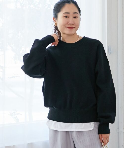 le.coeur blanc / ルクールブラン ニット・セーター | 《WEB限定アイテム》スウェットライクニット | 詳細3