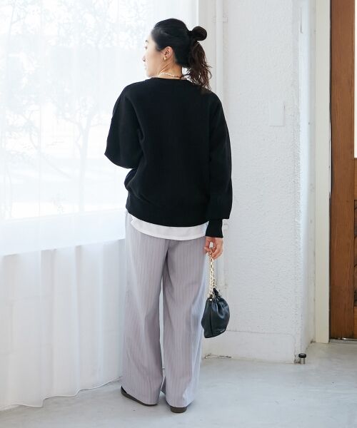 le.coeur blanc / ルクールブラン ニット・セーター | 《WEB限定アイテム》スウェットライクニット | 詳細9