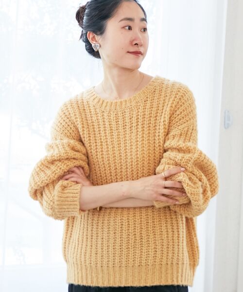 le.coeur blanc / ルクールブラン ニット・セーター | 《WEB限定アイテム》ヘアリーヤーンローゲージニット | 詳細22