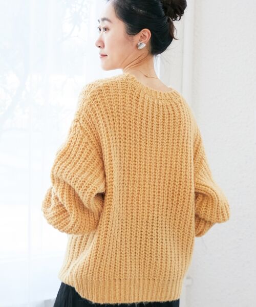 le.coeur blanc / ルクールブラン ニット・セーター | 《WEB限定アイテム》ヘアリーヤーンローゲージニット | 詳細26