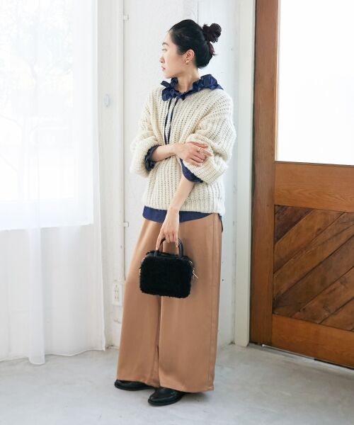 le.coeur blanc / ルクールブラン ニット・セーター | 《WEB限定アイテム》ヘアリーヤーンローゲージニット | 詳細29