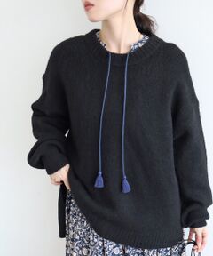 le.coeur blanc / ルクールブラン ニット・セーター | 《WEB限定アイテム》ワイドシルエットクルーネックプルオーバー