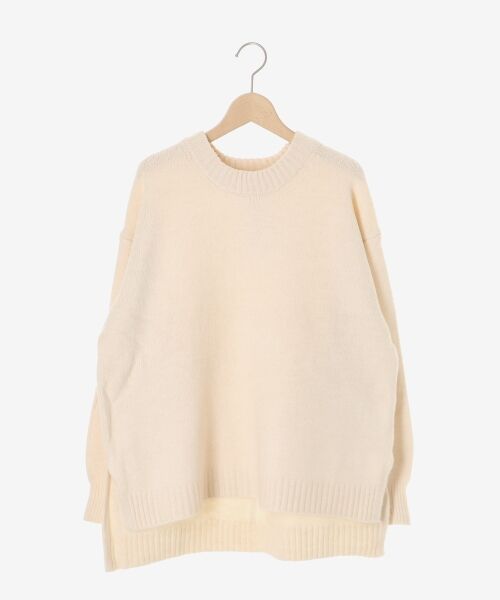 le.coeur blanc / ルクールブラン ニット・セーター | 《WEB限定アイテム》ワイドシルエットクルーネックプルオーバー | 詳細1