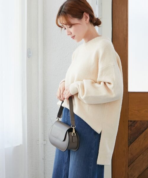 le.coeur blanc / ルクールブラン ニット・セーター | 《WEB限定アイテム》ワイドシルエットクルーネックプルオーバー | 詳細10