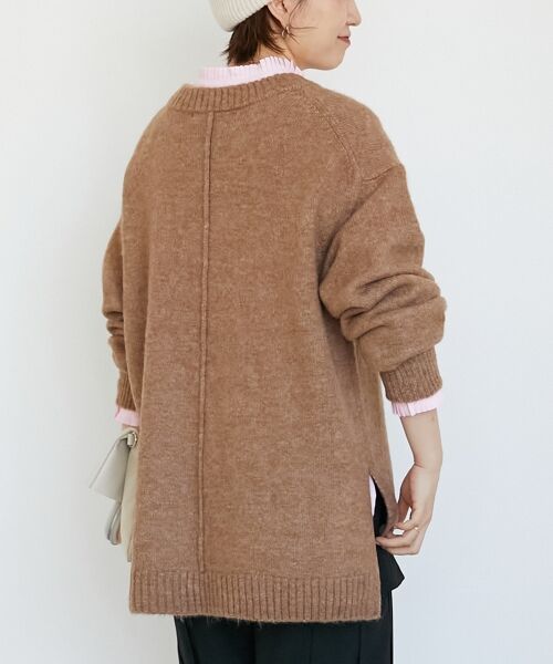 le.coeur blanc / ルクールブラン ニット・セーター | 《WEB限定アイテム》ワイドシルエットクルーネックプルオーバー | 詳細24