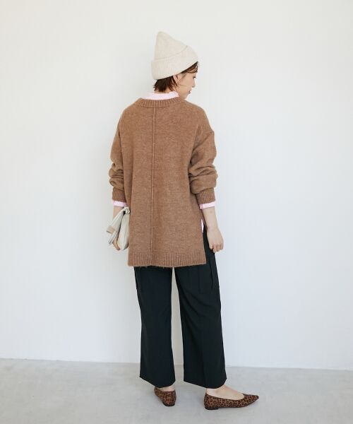 le.coeur blanc / ルクールブラン ニット・セーター | 《WEB限定アイテム》ワイドシルエットクルーネックプルオーバー | 詳細28
