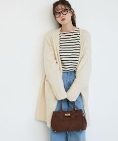 le.coeur blanc / ルクールブラン カーディガン・ボレロ | 《WEB限定アイテム》ニュアンスロングカーディガン