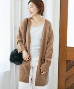 le.coeur blanc / ルクールブラン カーディガン・ボレロ | 《WEB限定アイテム》ニュアンスロングカーディガン