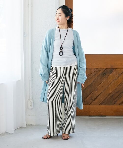 le.coeur blanc / ルクールブラン カーディガン・ボレロ | 《WEB限定アイテム》ニュアンスロングカーディガン | 詳細17