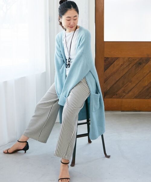 le.coeur blanc / ルクールブラン カーディガン・ボレロ | 《WEB限定アイテム》ニュアンスロングカーディガン | 詳細19