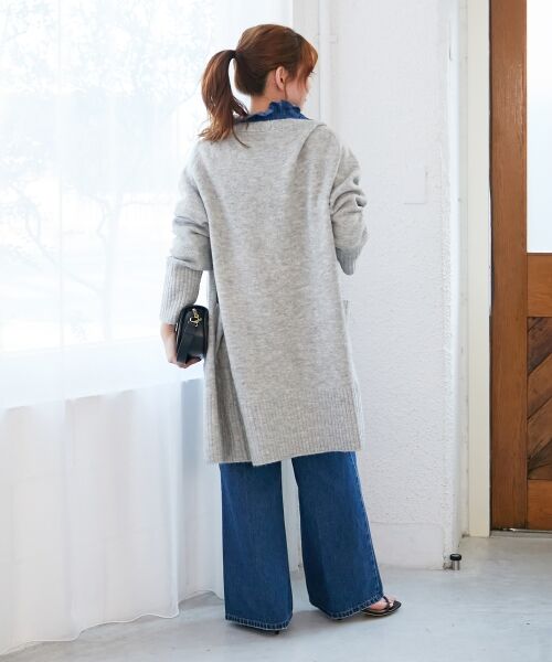 le.coeur blanc / ルクールブラン カーディガン・ボレロ | 《WEB限定アイテム》ニュアンスロングカーディガン | 詳細27