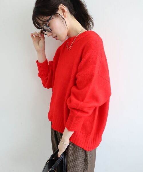 le.coeur blanc / ルクールブラン ニット・セーター | 《WEB限定アイテム》ウォッシャブルワイドクルーネックニット | 詳細10