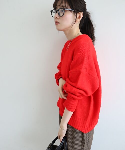 le.coeur blanc / ルクールブラン ニット・セーター | 《WEB限定アイテム》ウォッシャブルワイドクルーネックニット | 詳細11