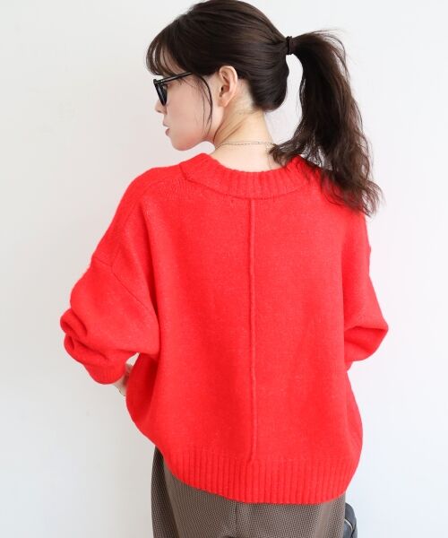 le.coeur blanc / ルクールブラン ニット・セーター | 《WEB限定アイテム》ウォッシャブルワイドクルーネックニット | 詳細12