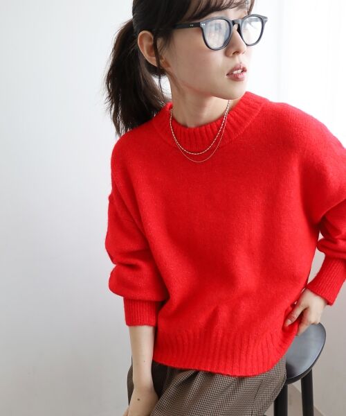 le.coeur blanc / ルクールブラン ニット・セーター | 《WEB限定アイテム》ウォッシャブルワイドクルーネックニット | 詳細13