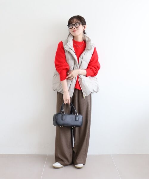 le.coeur blanc / ルクールブラン ニット・セーター | 《WEB限定アイテム》ウォッシャブルワイドクルーネックニット | 詳細7