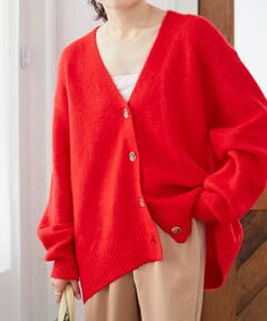 le.coeur blanc / ルクールブラン カーディガン・ボレロ | 《WEB限定アイテム》ウォッシャブルVネックワイドカーディガン