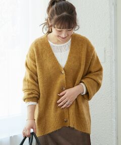 le.coeur blanc / ルクールブラン カーディガン・ボレロ | 《WEB限定アイテム》ウォッシャブルVネックワイドカーディガン