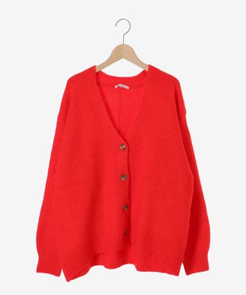 le.coeur blanc / ルクールブラン カーディガン・ボレロ | 《WEB限定アイテム》ウォッシャブルVネックワイドカーディガン | 詳細1