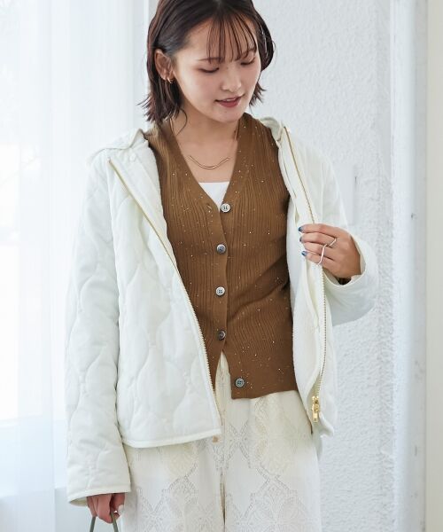 le.coeur blanc / ルクールブラン ブルゾン | 《WEB限定アイテム》マルチWAYキルティングブルゾン | 詳細14