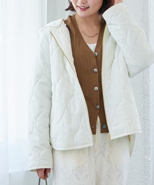 le.coeur blanc / ルクールブラン ブルゾン | 《WEB限定アイテム》マルチWAYキルティングブルゾン | 詳細15