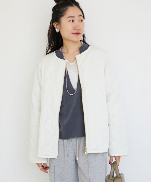 le.coeur blanc / ルクールブラン ブルゾン | 《WEB限定アイテム》マルチWAYキルティングブルゾン | 詳細2