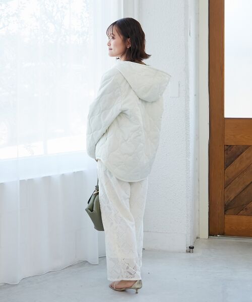le.coeur blanc / ルクールブラン ブルゾン | 《WEB限定アイテム》マルチWAYキルティングブルゾン | 詳細20