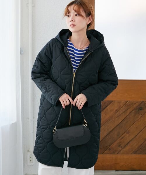 le.coeur blanc / ルクールブラン その他アウター | 《WEB限定アイテム》マルチWAYキルティングコート(ブラック)