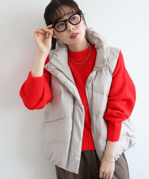 le.coeur blanc / ルクールブラン ダウンジャケット・ベスト | 《WEB限定アイテム》ボリュームダウンベスト | 詳細11