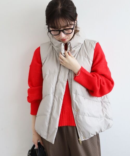 le.coeur blanc / ルクールブラン ダウンジャケット・ベスト | 《WEB限定アイテム》ボリュームダウンベスト | 詳細13
